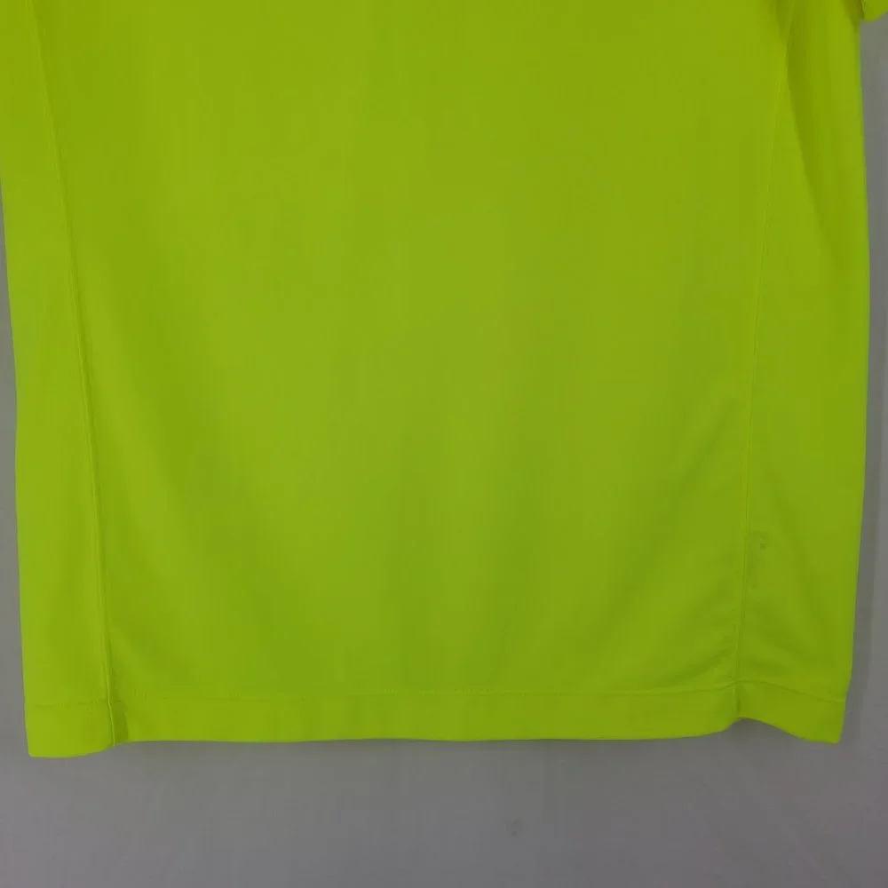 Nike Golf Tour Performance Dri-Fit Polo Shirt Collared Neon Yellow Men's Medium - Picture 4 of 10